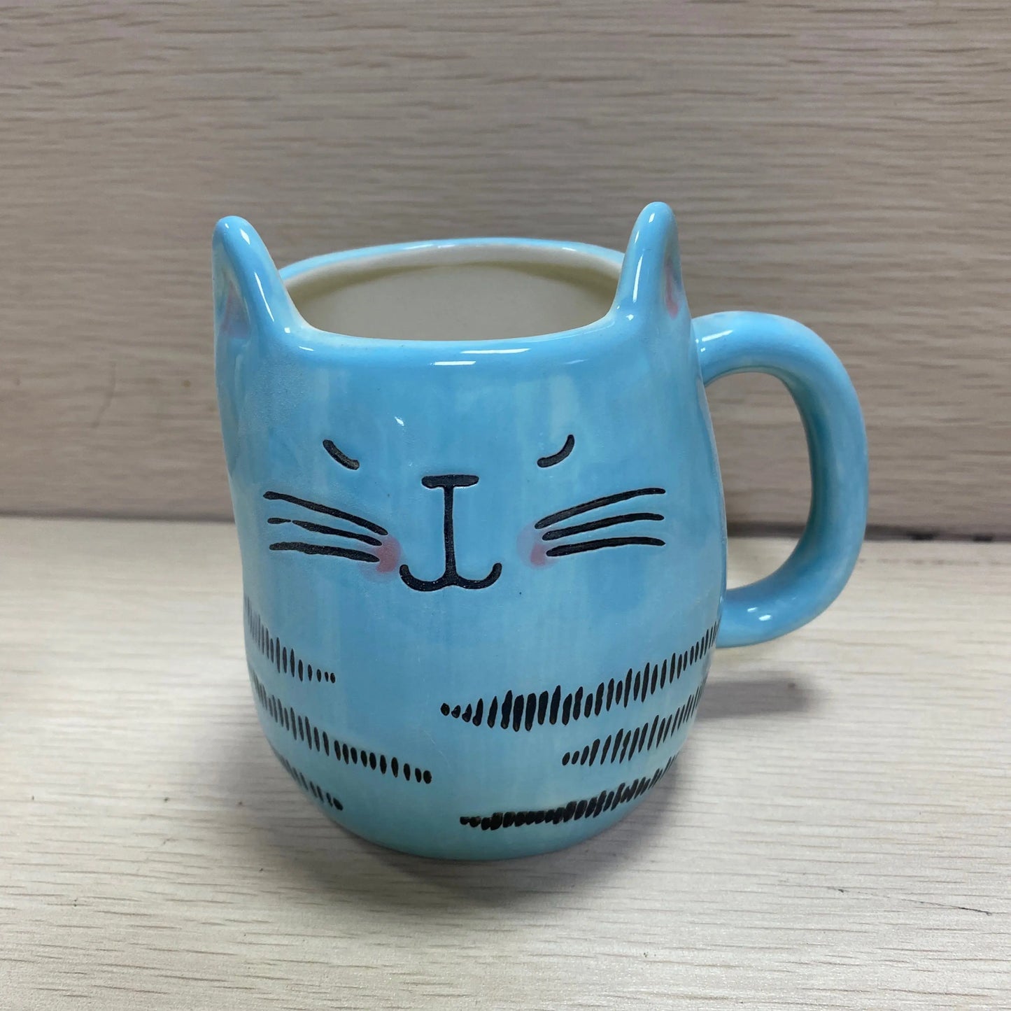 Cat Cup Creative Cute Handdrawn Breakfast Children's Water Cup Pet Ceramic Tea Mug 3D Animal Cartoon Cat Mug Birthday Gift