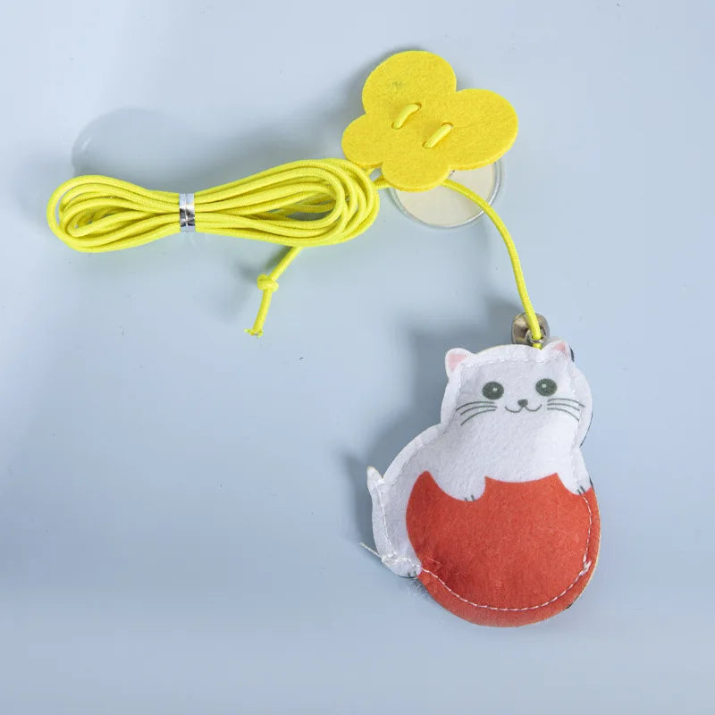 Interactive Cat Toy Hanging Simulation Cat Toy Funny Self-hey Interactive Toy for Kitten Playing Teaser Wand Toy Cat Supplies