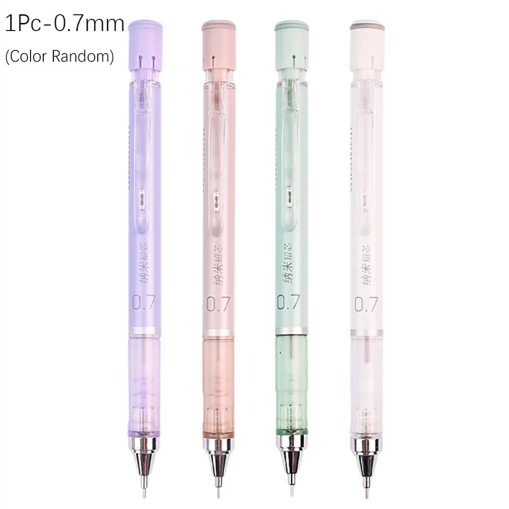 0.5/0.7MM 2B Automatic Pencil Cute Cat Paw Mechanical Pencil Press Type Movable Pencil Sketch Drawing Writing Stationery