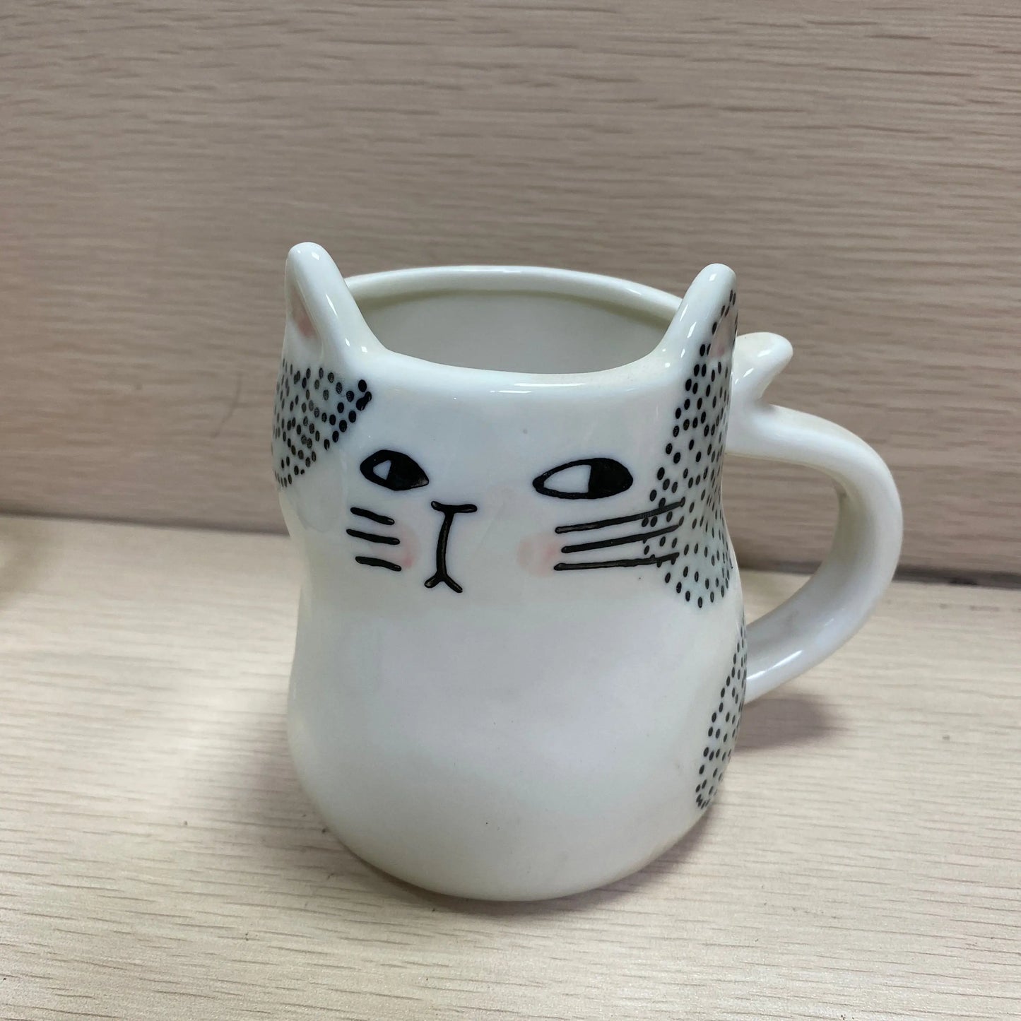 Cat Cup Creative Cute Handdrawn Breakfast Children's Water Cup Pet Ceramic Tea Mug 3D Animal Cartoon Cat Mug Birthday Gift