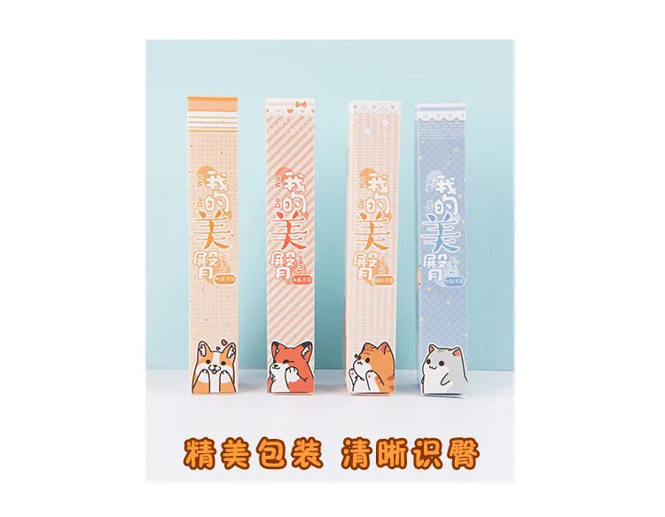 1pcs Cute Cartoon Cat Dog Hamster Fox Ass Bookmarks Kawayi Novelty Book Reading Item Creative Gift  Kids Children Stationery